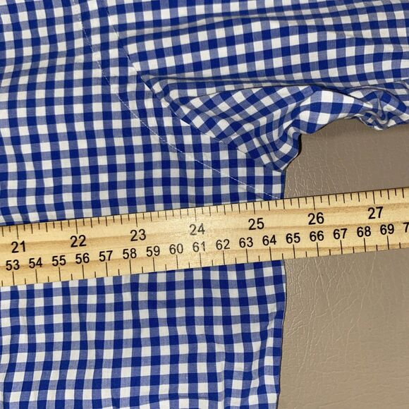 Ralph Lauren Golf Men’s Tilden Button Down Shirt Size L Blue Plaid - Picture 4 of 6